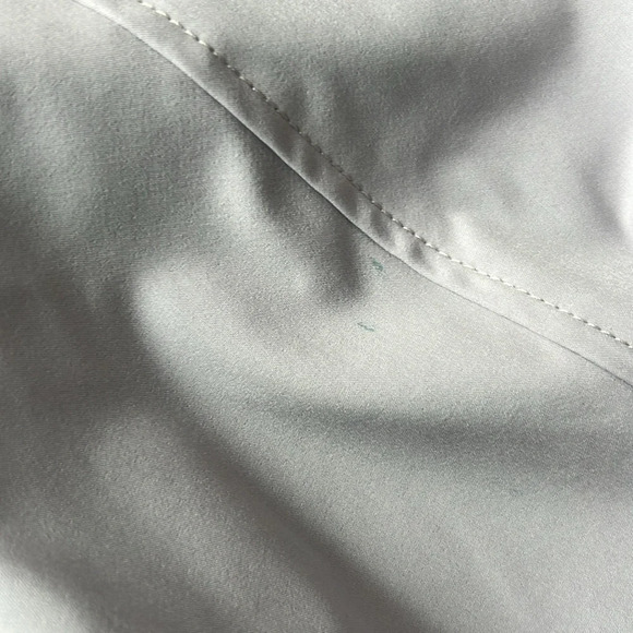 Wulful Jacket Gray White Casual Lightweight Bomber Jacket Size Large Zip Up - Picture 12 of 13